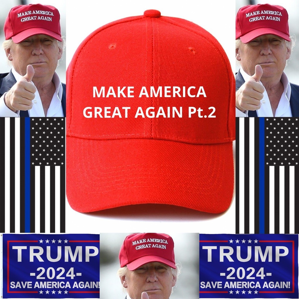 MAGA Make America Great Again Hat Donald Cap Red Outdooor Rally MAGA Best Ever E - Foto 11