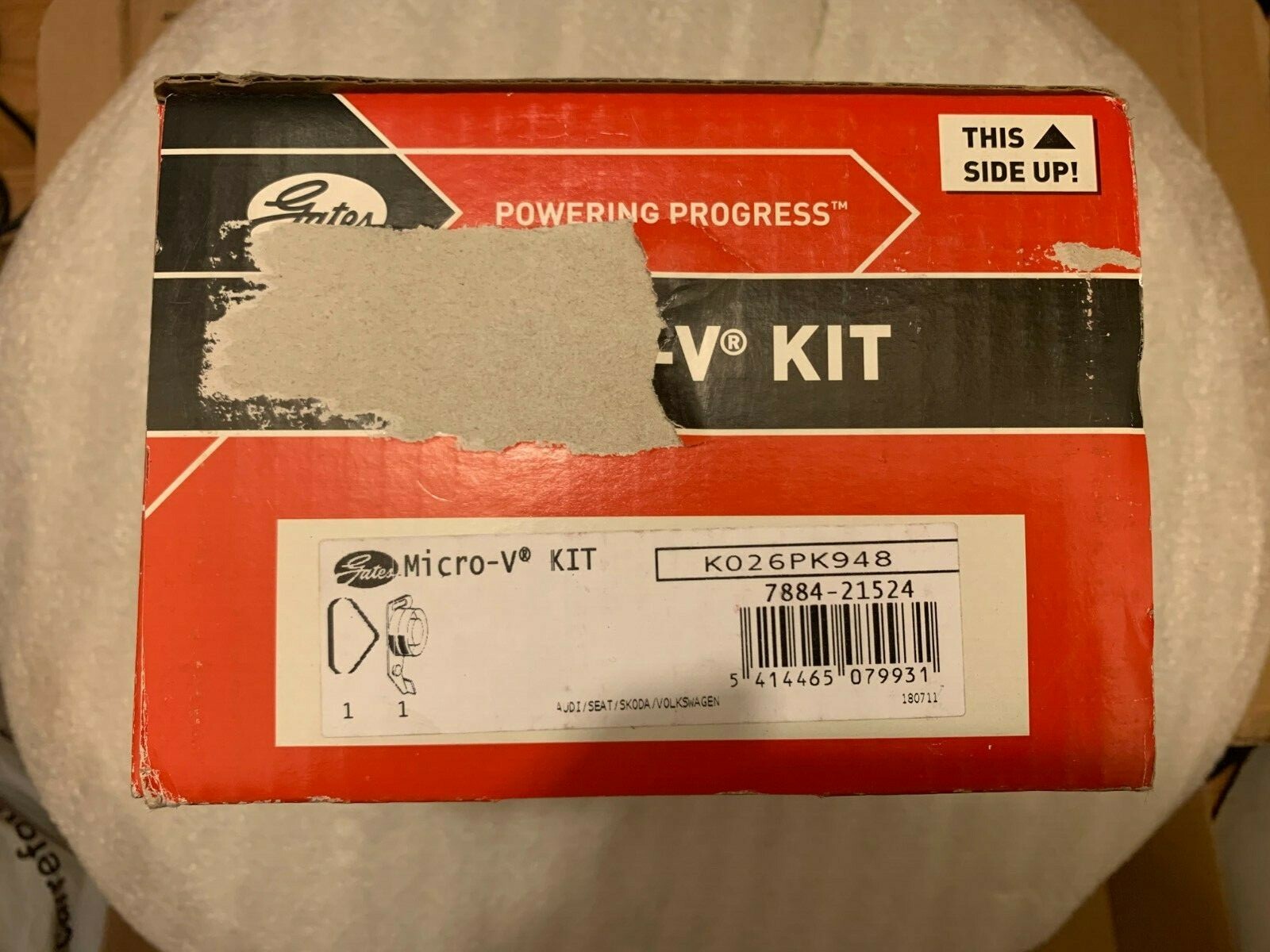 Kit accessoire GATES K026PK948 haute longévité pour moteur 2.0 TDI Audi - 3