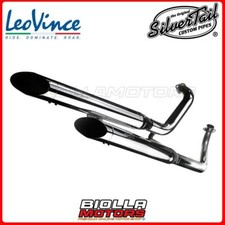 2243 AUSPUFF SILVERTAIL YAMAHA XV VIRAGO 750 2000 - K02 CHROMED STEEL 4T  by Leo