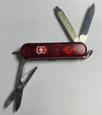 Victorinox Signature Lite Swiss Army Knife 58MM RED LED ***BUY MORE & SAVE***
