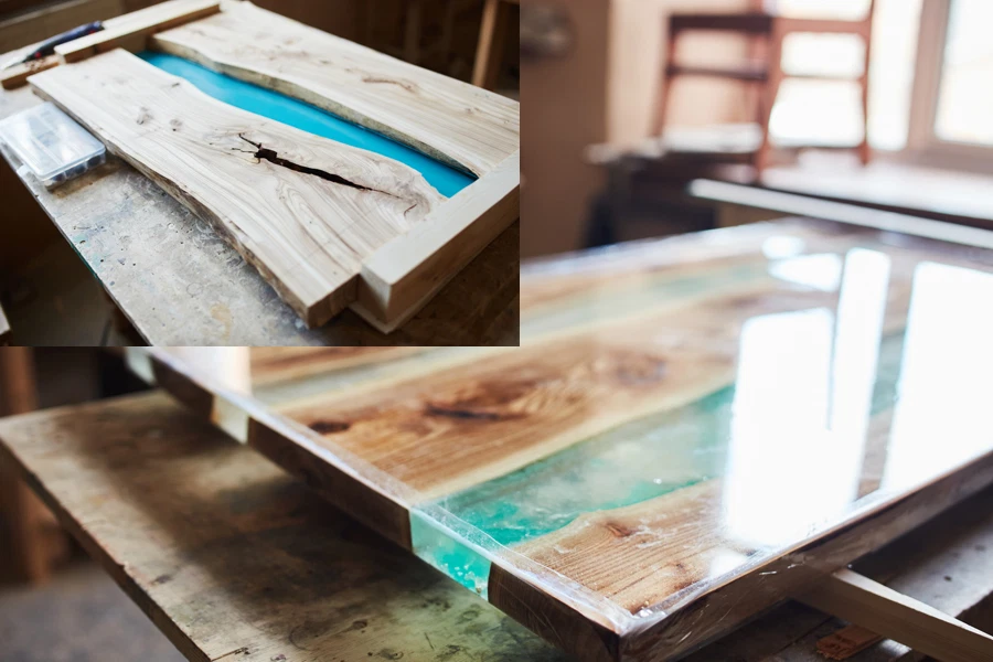 Resina Epoxy Transparente Epoxi Epoxydharz Laminierharz 10,5kg + 140g 01 Azul - Imagen 2 de 4