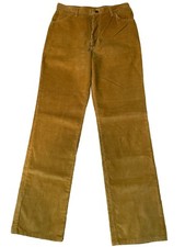 Vintage Wrangler Corduroy Women  s Brown Pants Size 12 Made In USA Retro Wear