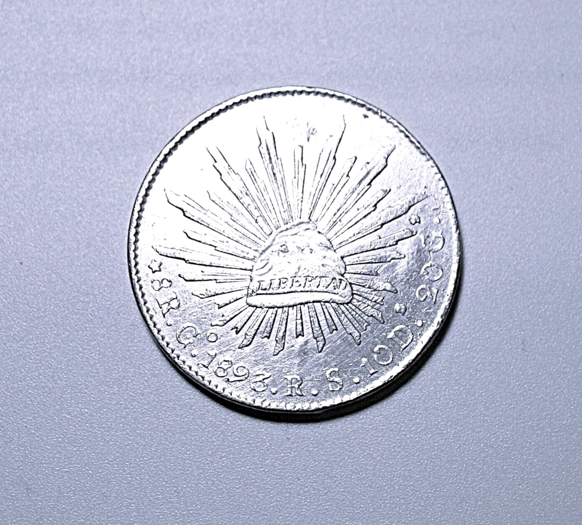 1893 年墨西哥第二共和国银币(1867-1905) | eBay
