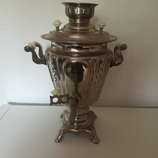 Samowar crom gl&auml;nzend ca. 3 L 1977 USSR Teebereiter Wasserkocher