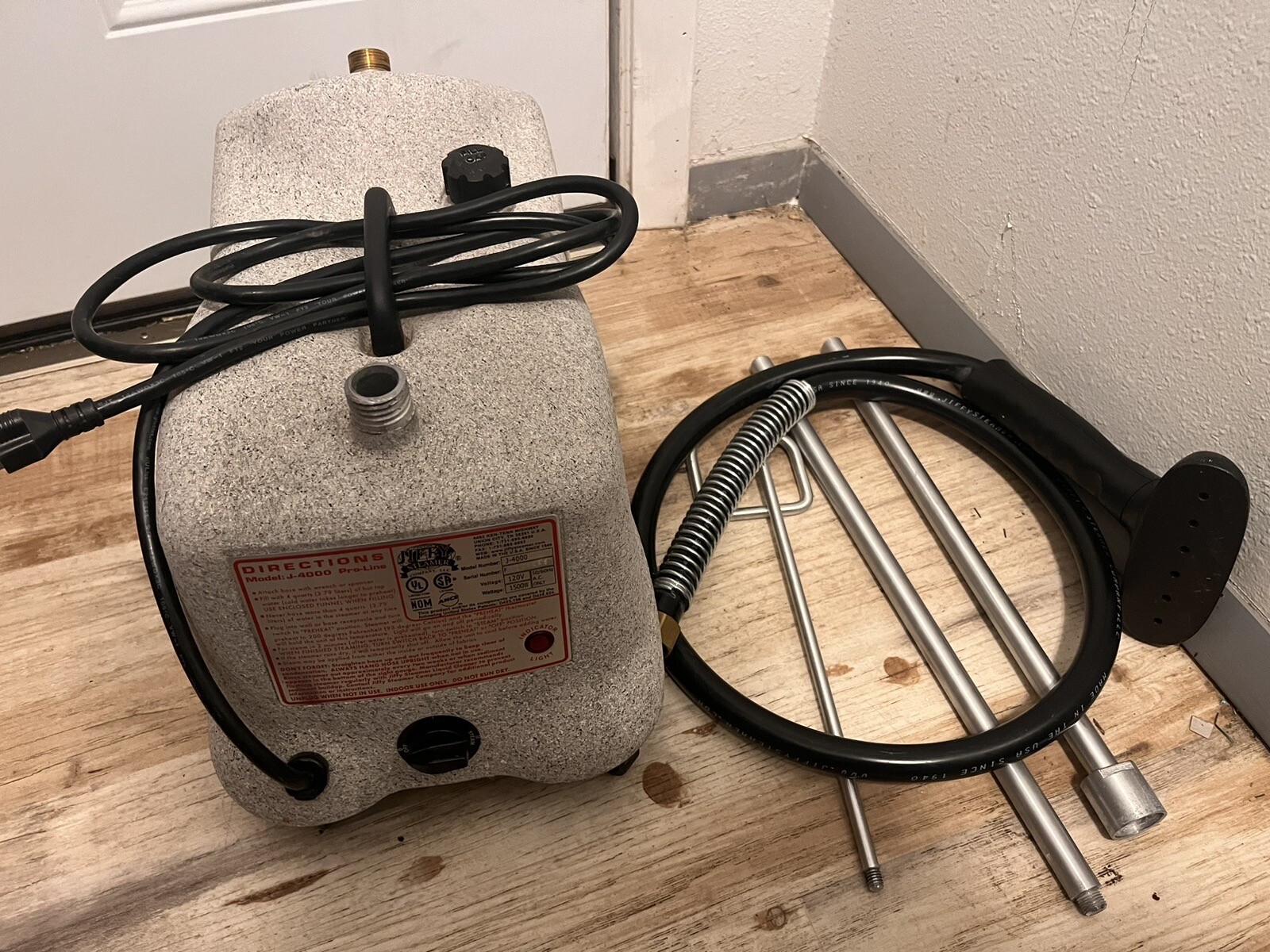 JIFFY J4000 J4000 STEAMER Garment Drapery Commercial 1500w eBay