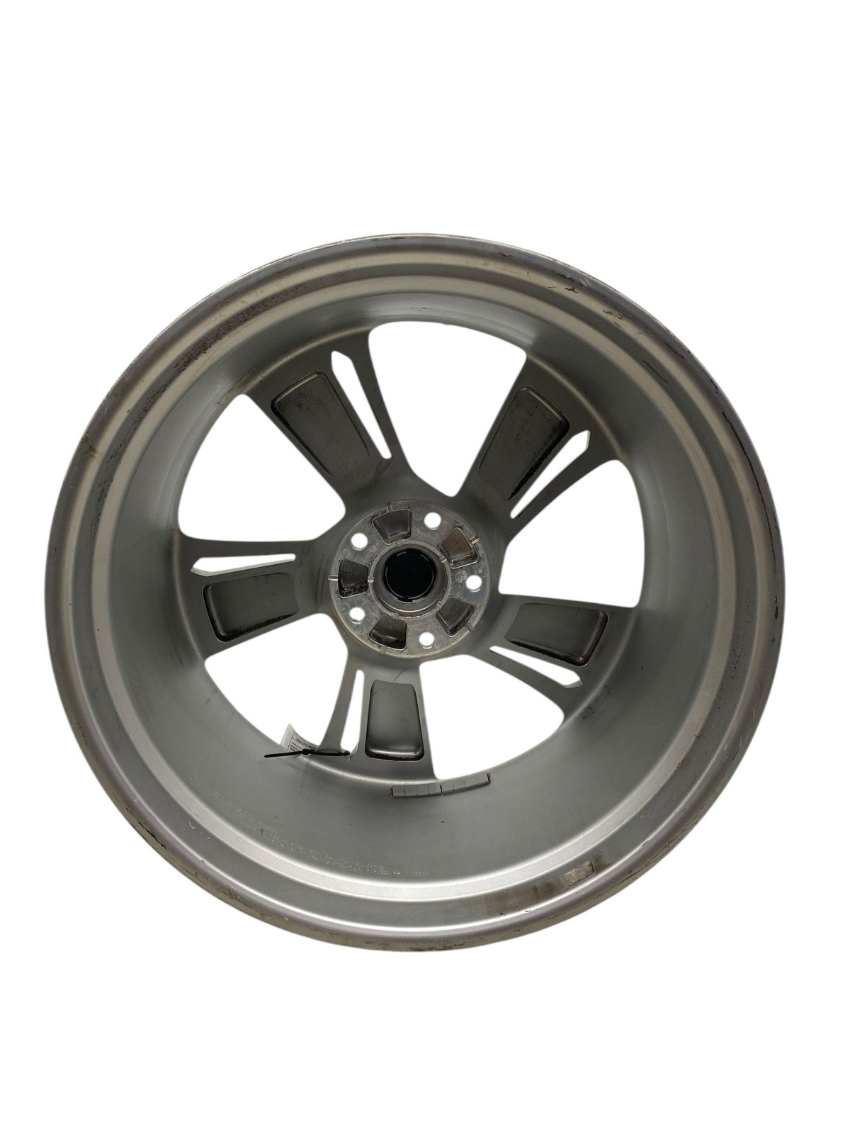 2016-2020 BENTLEY BENTAYGA OEM 22X10 5 SPOKE WHEEL RIM | SILVER *SCUFFS+SCRAPES*