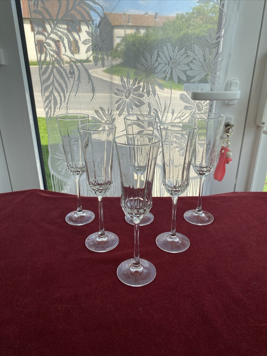 6 VERRES A Vin Rouge 21Cl Luminarc Verreries Cristal D'arques