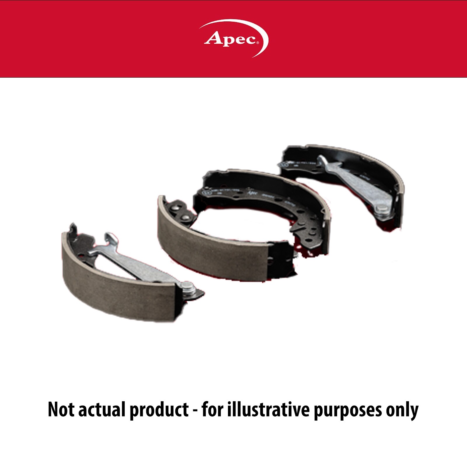 Apec Rear Brake Shoes SHU858 - Fit Audi Q4 Cupra Born Skoda Enyaq Volkswagen ID