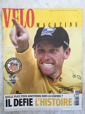 VELO Magazin Nr. 401 Paolo BETTINI Lance ARMSTRONG Jean-Patrick NAZON