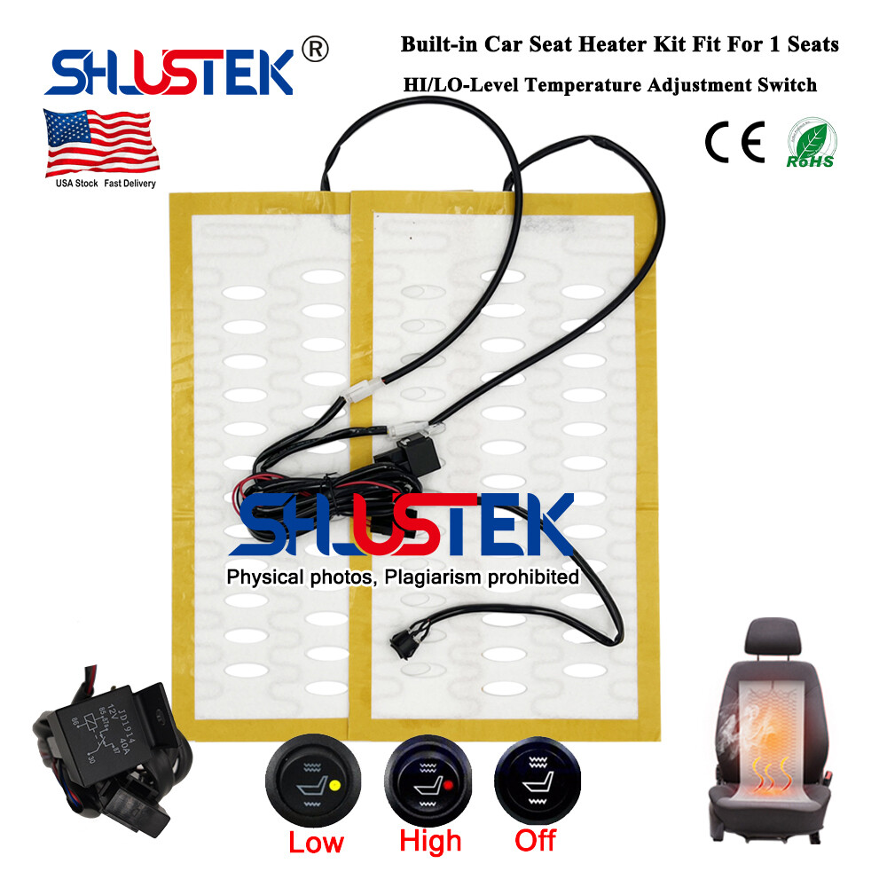 Universal Car Seat Heater Kit 12V Alloy Wire Car Seat Heating Pad HiLo