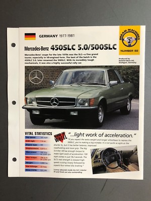 1977 - 1981 Mercedes-Benz 450 SLC 5.0/500 SLC IMP 