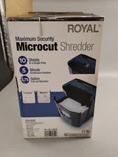 Royal Consumer 1005mc Micro-cut Paper Shredder 10 Sheet Black