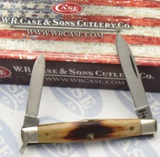 Case XX USA 10 Dot 1980 52042 R SSP Penknife - Nice Stag Handles with Bail (#2)