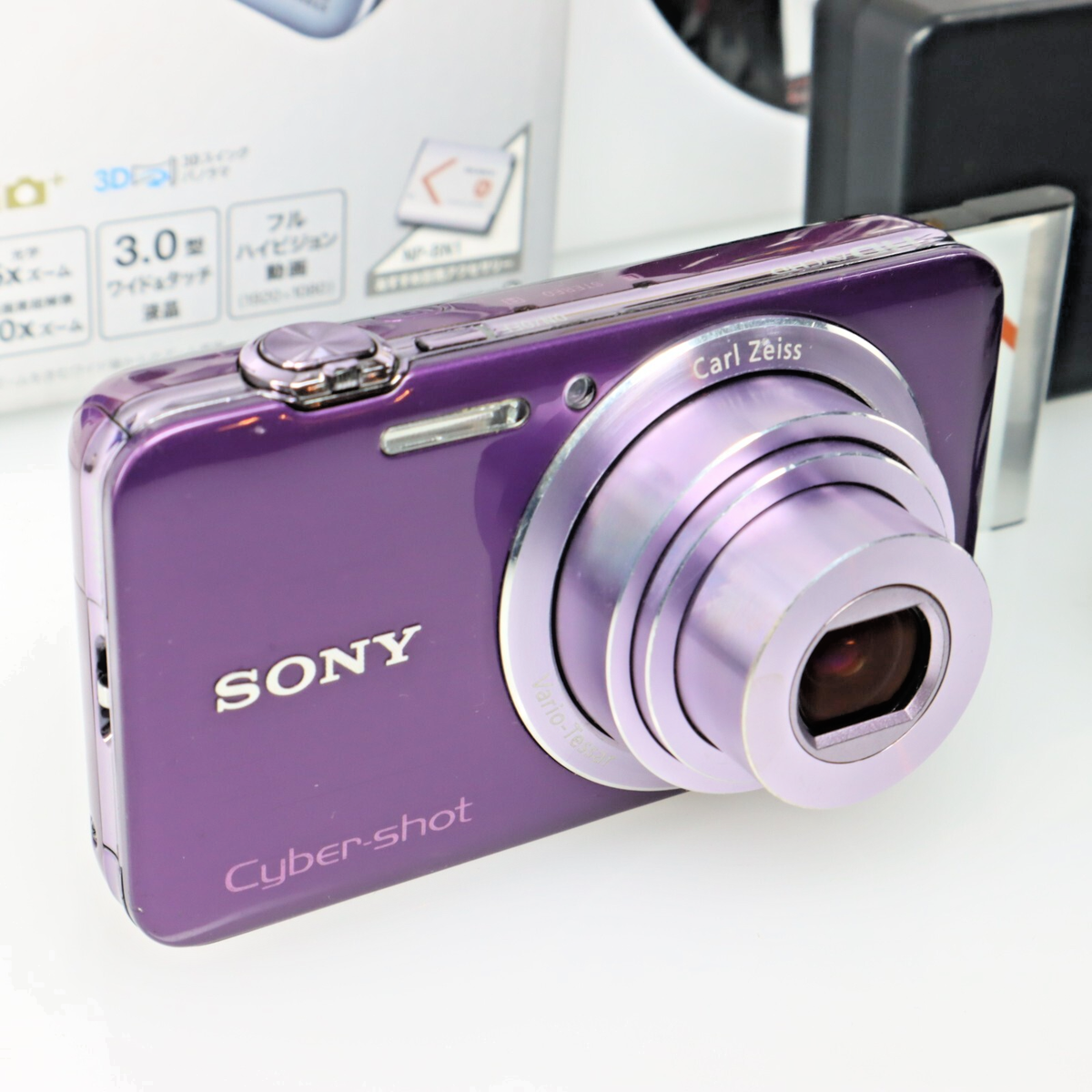 Near Mint] SONY Cyber shot DSC-WX30 Purple 5.0x zoom Digital