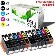 10 PK PGI5 CLI8 Ink Cartridge for Canon PIXMA iP4500 iP4200 iP4300 MP600