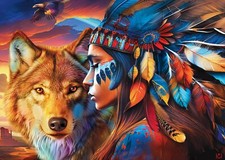 MasterPieces Tribal Spirit - Spirit of the Wilderness 500 Piece Jigsaw Puzzle