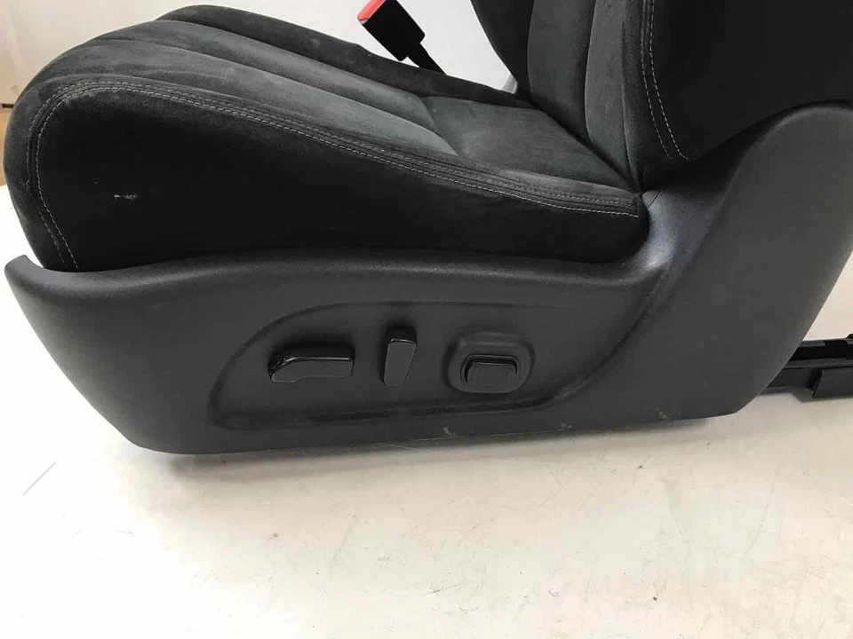 Se adapta a Nissan Murano SV 2015 2016 2017 asiento eléctrico delantero izquierdo del conductor tela negra Foto 4 de 4