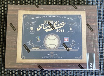 2011 Playoff Prime Cuts Baseball Hobby Box USPS Priority Shipping