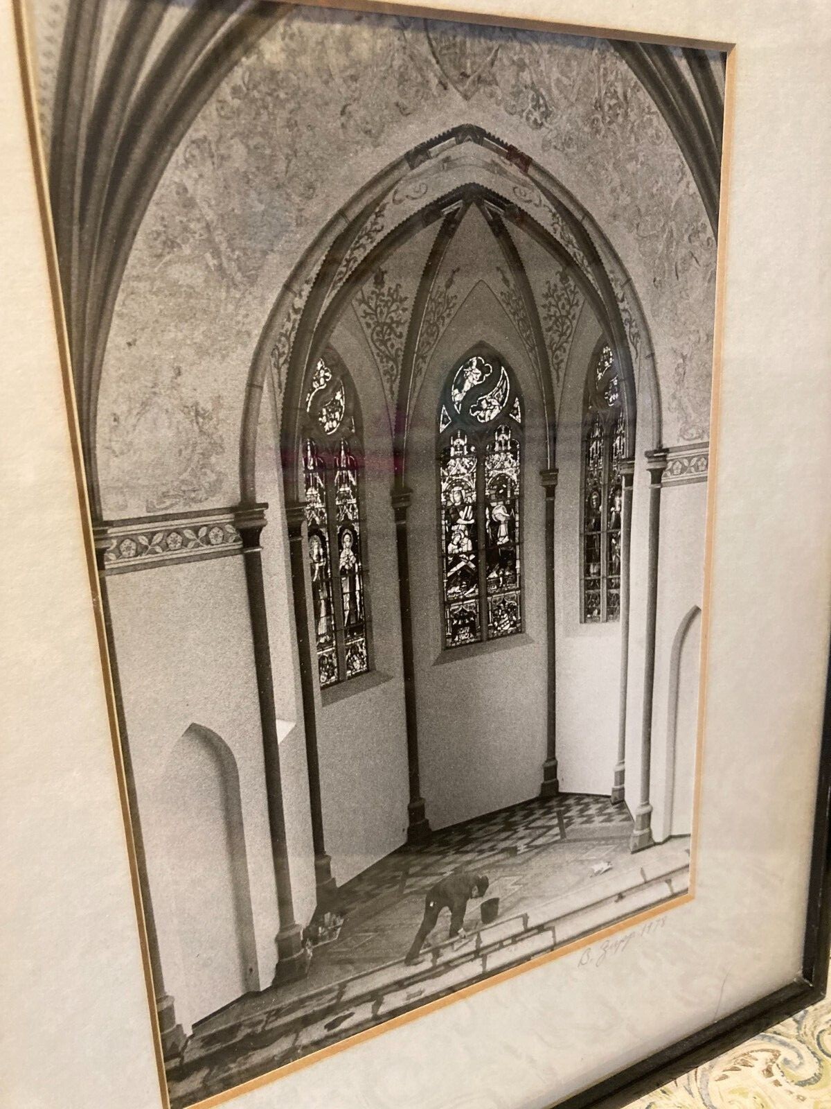 Original Photo 1978 Black and White Still Church Alcove eBay