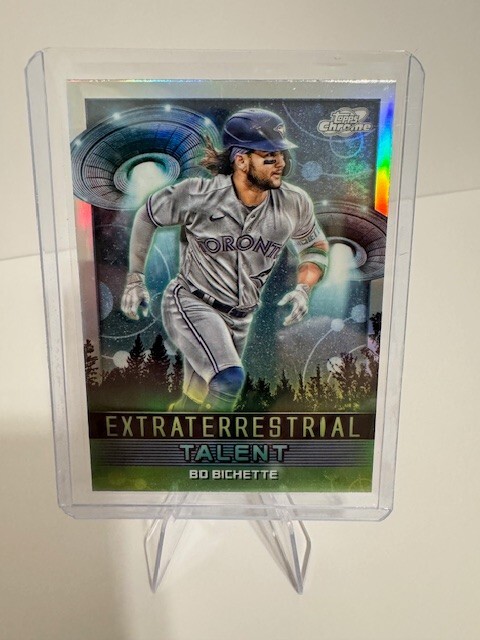 2024 Topps Chrome Cosmic Bo Bichette #ET-7 Extraterrestrial Talent Refractor