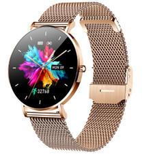 Reloj Inteligente AMOLED Mujer para Android y iPhone, Reloj Fitness con Llamada Bluetooth