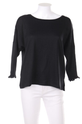 CALLIOPE Pullover Frills Volants S black