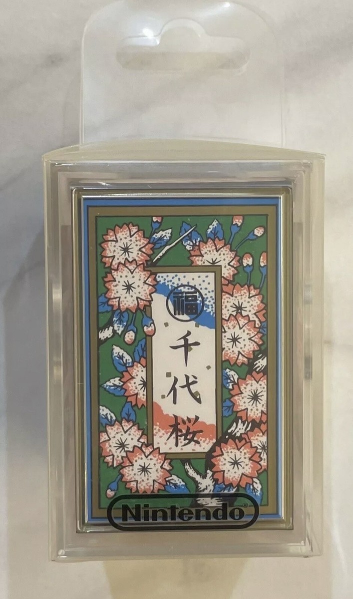 Nintendo Hanafuda Chiyozakura 千代桜/Japanese Playing Cards/Red