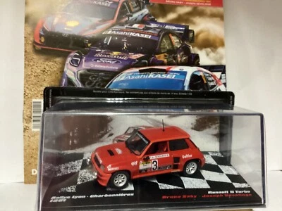 RENAULT 5 TURBO Rally LYON-CHARBONNIERES 1981 SABY 1/43 + Livret - Photo 1/4