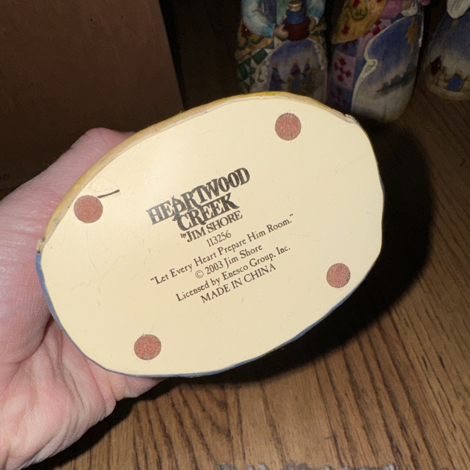 2003 Jim Shore Nativity Set w/ Manger Heartwood Creek 10 Piece