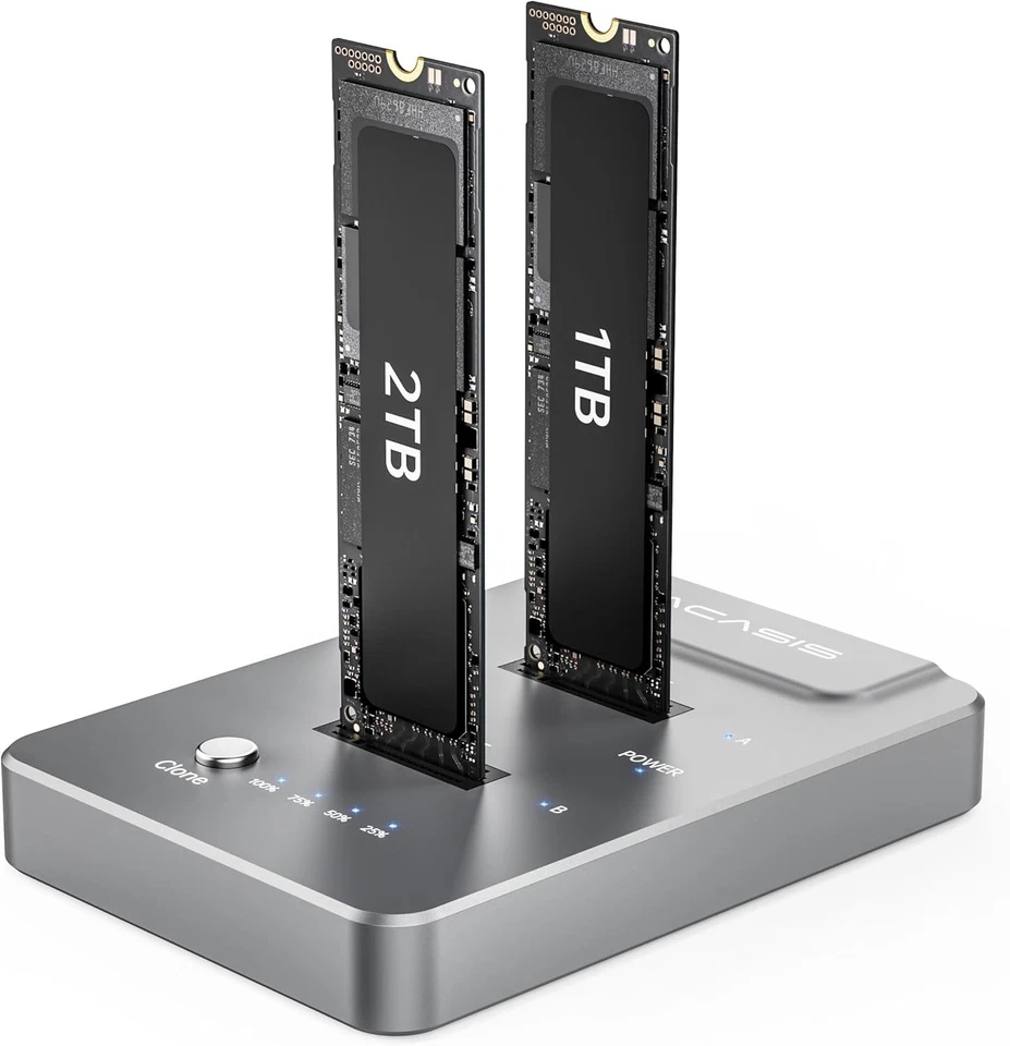 USB C NVMe Docking Station: M.2 Hard Drive Enclosure - Image 3 of 4