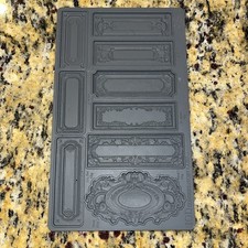 IOD “Conservatory Labels” Detail Mould, Clay Or Resin 6X10 in - Pre-Owned