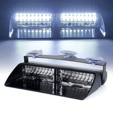 Xprite Windshield Strobe Light Bar Interior Emergency Warning Hazard White