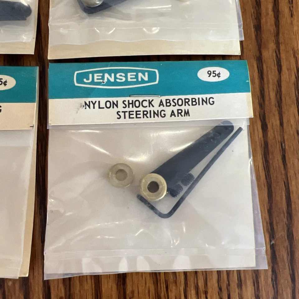 7 Jensen 1-1/4" Nylon Shock Absorbing Steering Arm Assembly NOS RC Airplane - Image 2 of 4