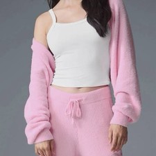 ALO SHAWL PANT SET IN SWEET PINK