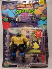 TMNT Captain Leonardo Star Trek Action Figure Playmates Vintage 1994 New