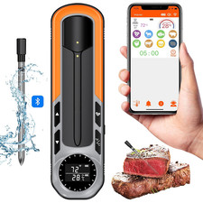 Termometro da cucina intelligente senza fili 152m Bluetooth Termometro per barbe