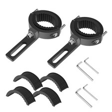 2PCS Motorcycle Spotlight Mount Brackets, Aluminum Alloy Headlight Fog Light