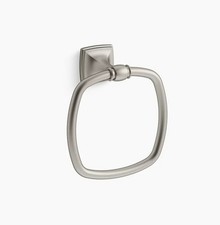 Kohler Grand K-26541-BN Wall Mount Towel Ring in Vibrant in Brushed Nickel