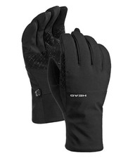 HEAD Men's Waterproof Hybrid Gloves Plush Lined Black Touchscreen Winter Outdo