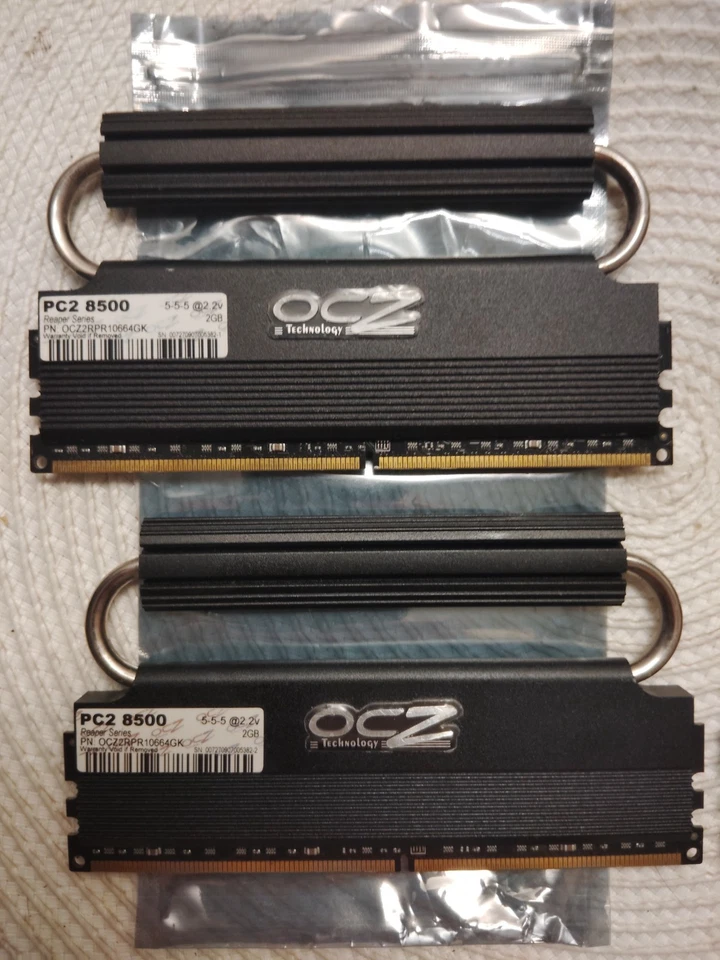 OCZ Reaper Series "HPC" OCZ2RPR10664GK 4x 2GB (8GB) DDR2 PC2-8500 RAM - Image 2 of 4