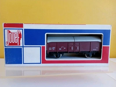 Wagon tombereau à toit coulissant SNCF, JOUEF , 6220, à 2 essieux + boîte. - Photo 1/4