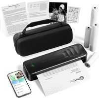 Phomemo A4 Portable Printer Wireless Bluetooth Printer Travel Android iOS lot