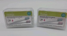 Disposable Toothbrushes Mini Brushes Toothpaste and Pick Exp 12/26 2pk Mint
