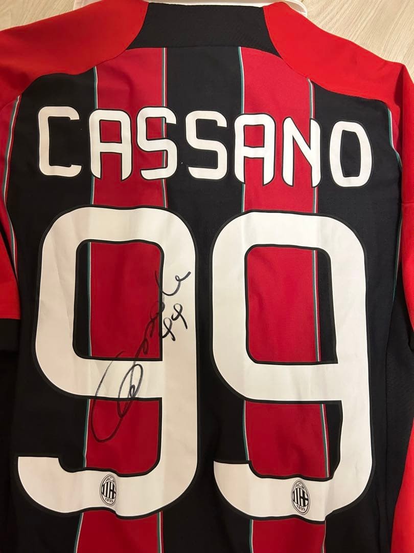 Antonio Cassano Signed Last Match AC Milan Player Issue Boots Gattuso Seedorf thumbnail 8