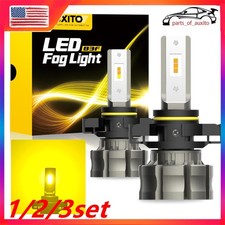 Auxito 5202 2504 Led Fog Light Bulb For Gladiator Wrangler 20-2023 Amber 12set Auxito 5202 2504 Led Fog Light Bulb For Gladiator Wrangler 20-2023 Amber 12set