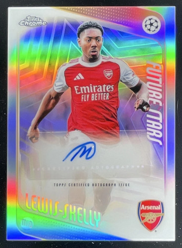 2025-26 Topps Chrome UEFA Club Future Stars #FSA-MLS Myles Lewis-Skelly Auto