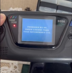 SEGA Game Gear Console with Games and Accessories - Tested and Working