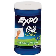 Expo 81850A Dry Erase Board Cleaning Wipes, 6X9", Pk50