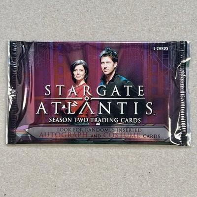 Stargate Atlantis: Season 2 (2006) Trading Cards Booster Pack - Autogramm?