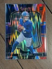 2025 Panini Select - Premier Level Jaxson Dart #193 Black & Red Shock Prizm (RC)